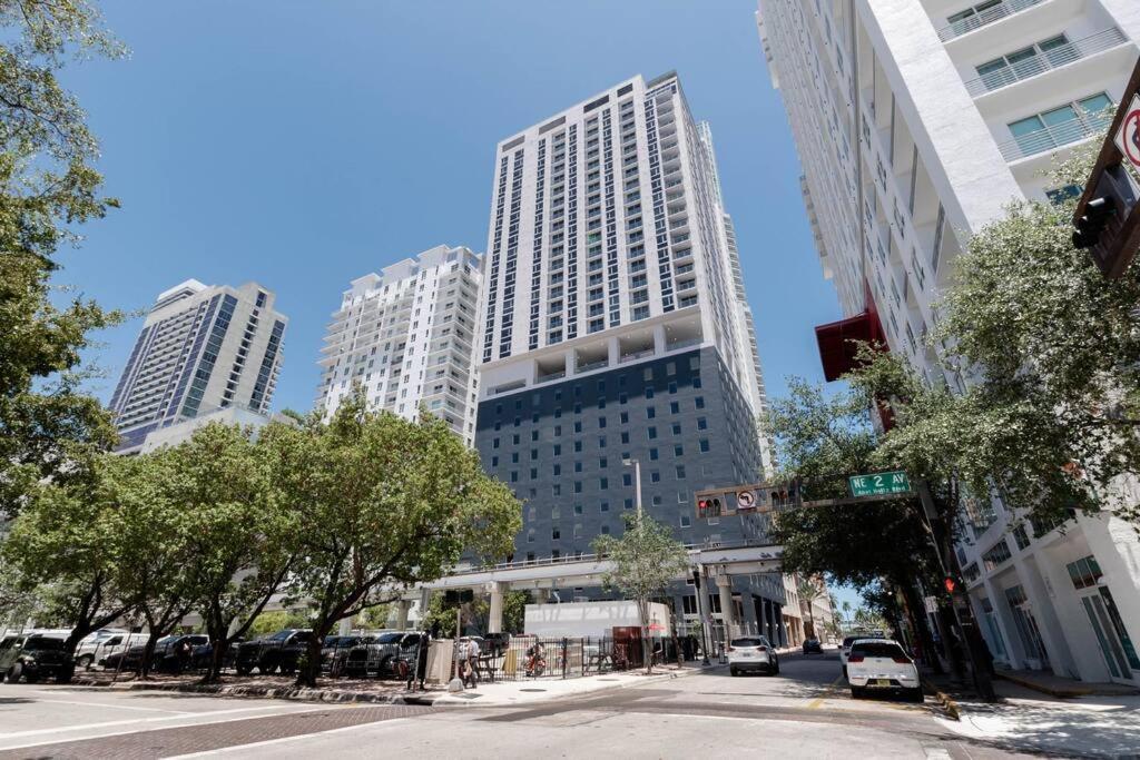 Stylish Modern Downtown Studio Free Parking Appartement Miami Buitenkant foto